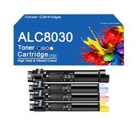 Cartouches de Toner ALC8030 avec Puce de Remplacement pour imprimantes Xerox AltaLink C8030, C8035, C8045, C8055 et C8070, Impression Haute définition,ALC8030-4Color