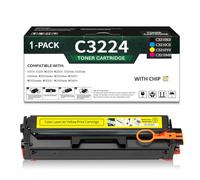 Cartouches de Toner C3224 compatibles avec Les imprimantes Lexmark C3224dw C3326dw C3426dw MC3224adwe MC3224dwe MC3224i MC3326adwe MC3326i MC3426adw,Y-1500 Pages