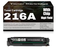 Cartouches de Toner compatibles 216A Noir Jaune Magenta Cyan W2410A W2411A W2412A W2413A Haut rendement pour HP M155A M155DW M155NW M182N M182NW M183FW M183NW M183FDW,Black-216A