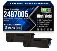 Cartouches de Toner compatibles 24B7005 avec Puce - Haute capacité et rendement pour Lexmark M1342 XM1342 Imprimantes