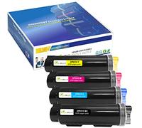 Cartouches de Toner Compatibles 4 Couleurs 6510 6515【Extra High Yield】 5500 Pages BK 4300 Pages C M Y pour Xerox Phaser 6510n 6510dn 6510dni 6510dnm WorkCentre 6515n 6515dn 6515dni 6515dnm Imprimante