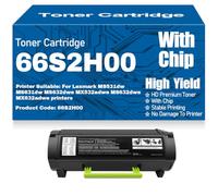 Cartouches de Toner compatibles 66S2H00 avec Puce - Haute capacité et rendement pour Lexmark MS531dw MS631dw MS632dwe MX532adwe MS632dwe MX632adwe Imprimantes ,66S2H00-1PC