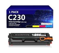Cartouches de Toner compatibles avec Les imprimantes Xerox C230 et C235 (006R04391/92/93/94) (avec Puce). Compatibles avec Les imprimantes Xerox C230 et C235,K-3500pages