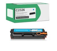 Cartouches De Toner Compatibles C2326 24B7495 24B7496 24B7497 24B7498 (sans Puce) 5 500 À 6 000 Pages, Haut Rendement, pour Imprimantes Lexmark C2326 XC2326,Cyan-1 Pack