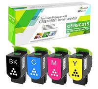 Cartouches de Toner compatibles C310 C315 [Noir 3000 Pages, CMY 2000 Pages ] 4 Couleurs for Xerox C315 C315dni C315dnim C310 C310dni C310dnim Imprimantes 006R04356 006R04357 006R04358 006R04359
