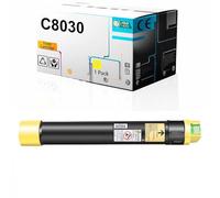 Cartouches De Toner Compatibles C8030 Haute Capacité 006R01697 006R01698 006R01699 006R01700 Compatibles avec Les Imprimantes Xerox AltaLink C8030 C8035 C8045 C8055 C8070,Yellow-1 Set