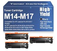 Cartouches de Toner compatibles M14-M17 pour HP Laser Pro M14a M14w M15a M15w M16a M16w M17a M17w MFP M28a M28w M29a M29w M30a M30w M31a M31w Imprimantes 1 600 Pages,M14 M17-3PC