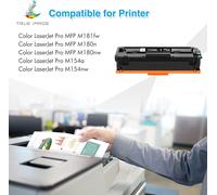 Cartouches De Toner Compatibles Pour Hp 205A Mfp M181Fw Toner Color Laserjet Pro M180N M180Nw M154A M154Nw M181 M180 M154 Cf530A Cf531A Cf532A Cf533A (Noir Cyan Magenta Jaune,4-Pack)