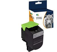Cartouches de Toner Compatibles pour Lexmark CX310n CX410e CX510de CX410de CX410dte CX510dew CX510dhe CX510dthe CX310dn CX310dnw - 80C0S10 80C0S20 80C0S30 80C0S40 (1 Noir)