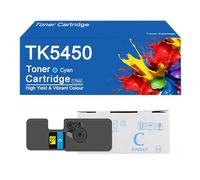 Cartouches de Toner compatibles TK-5450 (4 Couleurs) - Remplacement pour imprimantes Kyocera ECOSYS PA2600cwx et MA2600cwfx - Impression Haute définition,TK5450-Cyan