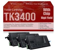 Cartouches de Toner compatibles TK3400 Haute capacité pour Kyocera ECOSYS PA4500x MA4500x MA4500ix MA4500fx MA4500ifx Imprimantes,TK3400-3PC