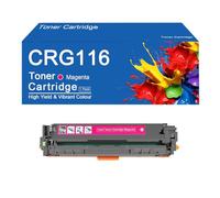 Cartouches de Toner Couleur compatibles CRG116 Haute capacité, compatibles avec Les imprimantes Canon IC séries MF8000C, MF8200C et MF620C (avec Puce).,CRG116-Magenta