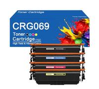 Cartouches de Toner Couleur CRG069 compatibles avec Les imprimantes Canon LBP673cdn, 673cdw, 674cx, IC MF752Cdw et MF756C : Impression Haute définition.,CRG322-4Color