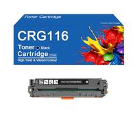 Cartouches de Toner Couleur CRG116 compatibles avec Les imprimantes Canon IC séries MF8000C, MF8200C et MF620C, Haute capacité (2 300 Pages).,CRG116-Black