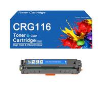 Cartouches de Toner Couleur CRG116 de Remplacement pour imprimantes Canon IC séries MF8000C, MF8200C et MF620C, faciles à Installer et à Utiliser.,CRG116-Cyan