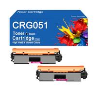 Cartouches de Toner CRG051 compatibles avec Les imprimantes Canon imageCLASS LBP162dw, LBP161dn, MF263dn et MF266dn. Haute capacité, Installation et Utilisation faciles.,CRG051-2Pack
