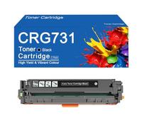 Cartouches de Toner CRG731 compatibles avec Les imprimantes Canon I-SENSYS LBP7100Cn, LBP7110Cw, MF628Cw et MF8230Cn, Haute capacité (2 400 Pages).,CRG731-BK