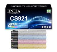 Cartouches De Toner De Remplacement 76C00K0 76C00C0 76C00Y0 76C00M0 pour Lexmark CS921de CS923 CX920 CX921de CX922de CX923de CX924dte CX924dxe CX927 Imprimante,4 Colors-1 Pack
