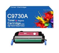Cartouches de Toner de Remplacement C9730A, compatibles avec Les références 645A C9730A C9731A C9733A C9732A, pour imprimantes HP Color LaserJet 5550dn, 5550n et 5500n.,C9730A-Magenta