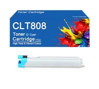 Cartouches de Toner de Remplacement CLT808 (CLT-K808S, C808S, M808S, Y808S) pour imprimantes Samsung MultiXpress X4300LX, X4250LX et X4220RX.,CLT808-Cyan