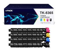 Cartouches De Toner De Remplacement Compatibles avec Les Imprimantes Kyocera TK-8365 Et TASKalfa 2554ci,4 Colors-1 Set