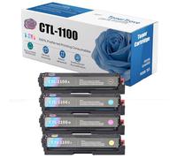 Cartouches De Toner De Remplacement CTL-1100 pour Cartouche De Toner PANTUM Compatibles avec Les Imprimantes PANTUM CP1100DW CM1100DN CM1100DW CP1100DN CM1100ADN,4 Colors-1 Set