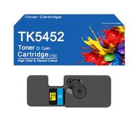 Cartouches de Toner de Remplacement TK-5452 (TK-5450K/C/M/Y) pour imprimantes Kyocera ECOSYS PA2600cx, PA2600cWx, MA2600cwx et MA2600.,TK5452-Cyan