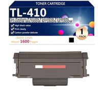 Cartouches de Toner de Remplacement TL-410 avec Puce pour Pantum P3010N P3010DW P3300DN P3300DW M6700DW M7100DN M7100DW Imprimantes, Grand Rendement 1600 Pages,Black-1 Pack