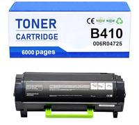 Cartouches De Toner Haute Capacité B410 (sans Puce) pour Xerox B410 006R04725 006R04726 006R04727 Compatibles avec Les Imprimantes Xerox B410 B415,Black-6000 Pages