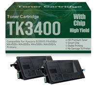 Cartouches de Toner Haute capacité compatibles PA4500x MA4500x pour Kyocera ECOSYS PA4500x MA4500x MA4500ix MA4500fx MA4500ifx Imprimantes,TK3400-2PC