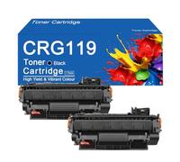 Cartouches de Toner Haute capacité CRG119 compatibles avec Les imprimantes Canon imageCLASS LBP251dw, LBP253dw, LBP6300dn, LBP6650dn, LBP6670dn, MF414dw, MF416dw et MF419dw.,CRG119 -2Pack