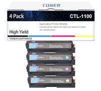 Cartouches De Toner Haute Capacité CTL-1100 Compatibles avec Les Imprimantes PANTUM CP1100DW CM1100DN CM1100DW CP1100DN CM1100ADN,4 Colors-1 Set