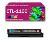 Cartouches de Toner Haute capacité CTL-1100 compatibles avec Les imprimantes Pantum séries CP1150DN, CP1150DW, CM1150DN, CM1150DW, CP1155DN et CM1155ADN, Noir/Cyan/Magenta/Jaune,Magenta-High Yield
