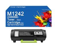 Cartouches de Toner Haute capacité M1242 de Remplacement 24B6888 pour imprimante Lexmark M1242 XM1242,M1242-1Set
