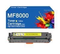 Cartouches de Toner Haute capacité MF8000 compatibles avec Les imprimantes Canon MF8000C, MF8200C, MF8050cW, MF8080CW et MF8050N (avec Puce).,MF8000-Y
