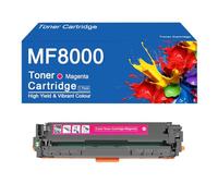 Cartouches de Toner Haute capacité MF8000 compatibles avec Les imprimantes Canon MF8000C, MF8200C, MF8050cW, MF8080CW et MF8050N (avec Puce).,MF8000-M