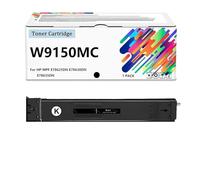 Cartouches de Toner Haute capacité W9150MC, W9151MC, W9152MC et W9153MC pour imprimantes HP Color LaserJet Managed MFP E78635DN, E78625DN et E78630DN,BK-with Chip