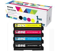 Cartouches De Toner MC240FW pour Ricoh 408451 408452 408453 408454 pour Imprimantes Ricoh MC240FW PC200W (sans Puce),4 Colors-1 Pack