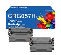 Cartouches de Toner Noir CRG057H compatibles avec Les imprimantes Canon i-SENSYS LBP222dn, LBP223dw, LBP225dn, LBP226dw et LBP227dw. Installation et Utilisation faciles.,CRG057-2Pack
