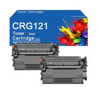 Cartouches de Toner Noir CRG121 avec Puce de Remplacement pour imprimante Canon imageCLASS D1650/1620, Haute capacité (5 000 Pages).,CRG121-2Pack