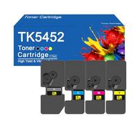 Cartouches de Toner TK-5452 Haute capacité, compatibles avec Les imprimantes Kyocera ECOSYS PA2600cx, PA2600cWx, MA2600cwx et MA2600. Installation et Utilisation faciles.,TK5452-4Color