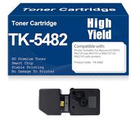 Cartouches de Toner TK-5482 Noir Cyan Jaune Magenta Haute capacité Compatibles pour Kyocera ECOSYS PA2101cwx PA2101cx MA2101cfx MA2101cwfx Imprimantes avec Puce,Black-TK 5482