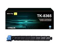 Cartouches De Toner TK-8365 Haute Capacité Compatibles avec Les Imprimantes Kyocera TK-8365 pour Imprimantes Kyocera TASKalfa 2554ci,Cyan-1 Set