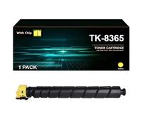 Cartouches De Toner TK-8365 Haute Capacité Compatibles avec Les Imprimantes Kyocera TK-8365 pour Imprimantes Kyocera TASKalfa 2554ci,Yellow-1 Set