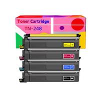 Cartouches de Toner TN - 248 et Tambours DR248CL compatibles pour imprimantes Brother DCP-L3520CDW, DCP-L3560CDW, HL-L8240CDW, HL-L8230CDW, MFC-L3740CDW et HL-L3220CW(CMYK Set,High Yield)