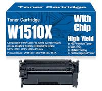 Cartouches de Toner W1510X 151X W1510A 151A Toner Compatible Haute capacité pour HP 4003d 4003dn 4003dw 4003w 4103dw 4103fdn 4103fdw MFP4103dw MFP4103fdn MFP4103fdw,W1510X-1PC