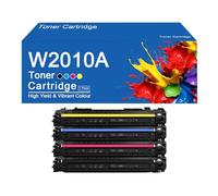 Cartouches de Toner W2010A Haute capacité compatibles avec Les imprimantes HP Color LaserJet Enterprise M856dn, 856x MFP, M776dn, M776z, M776zs, avec Puce.,W2010A -4Color