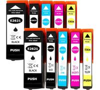 Cartouches d'encre 26XL compatibles avec Epson 26XL Multipack Expression Premium XP-510 XP-520 XP-600 XP-605 XP-610 XP-615 XP-620 XP-625 XP-700 XP-710 XP-720 XP-800 XP-810 XP820