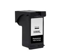 Cartouches D'encre 339XL 344XL Compatibles Avec HP Deskjet 6520 6540 5740 5745 5940/Photosmart 2575 2610 2710 8050 6520 Les Imprimantes(339 1 BK)