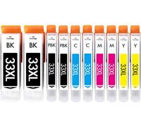 Cartouches d'encre 33XL compatibles avec Epson 33 XL Multipack, pour Expression Premium XP-7100 XP-900 XP-830 XP-645 XP-640 XP-635 XP-630 XP-540 XP-530